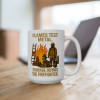 15oz Flames Test Metal – Courage Defines the Firefighter Mug